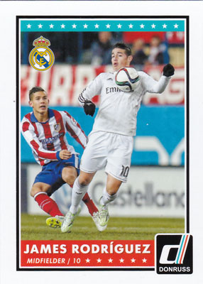 ハメス・ロドリゲス 2015 Panini Donruss Soccer Base Card #3 James Rodriguez