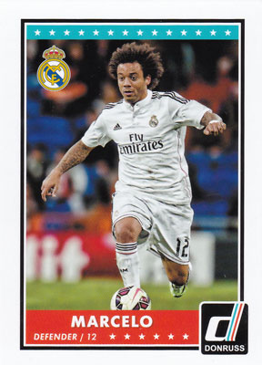 マルセロ 2015 Panini Donruss Soccer Base Card #7 Marcelo