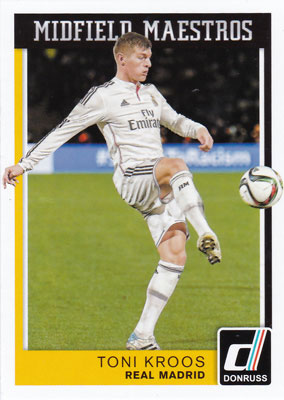トニ・クロース 2015 Panini Donruss Soccer Midfield Maestros #22