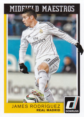 ハメス・ロドリゲス 2015 Panini Donruss Soccer Midfield Maestros #12 James Rodriguez