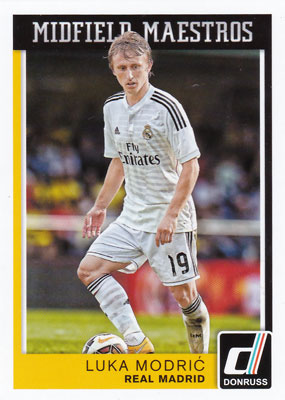 ルカ・モドリッチ 2015 Panini Donruss Soccer Midfield Maestros #17 Luka Modric
