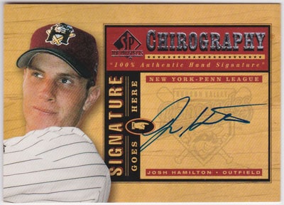 ジョシュハミルトン 直筆サイン入りユニフォーム ジョシュハミルトン