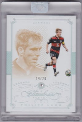 フィリップ・ラーム 2016 Panini Flawless Base Gems Legends 14/20 