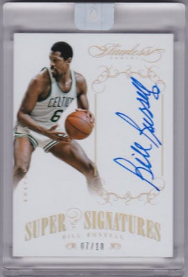 ビル・ラッセル 2013-14 Panini Flawless Super Signatures Auto Gold