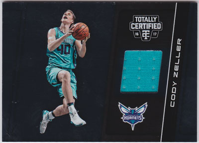 コディ・ゼラー 2016-17 Panini Totally Certified Materials Jersey Cody Zeller