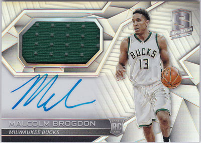 NBAカード Malcolm Brogdon auto 2023-24 Panini NBA Hoops “ARTIST PROOF” GOLD FOIL #/d 10 SSP