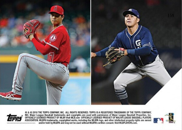 大谷翔平&クリスチャン・ビヤヌエバ #159 MLB 4月 ルーキー・オブ・ザ 