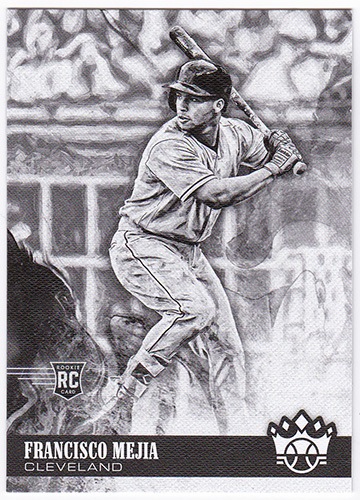 フランシスコ・メヒア 2018 Panini Diamond Kings Baseball Black & White Variations #105 Francisco Mejia
