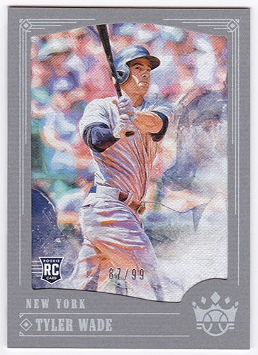 タイラー・ウェイド 2018 Panini Diamond Kings Baseball Gray Frame #97 87/99 Tyler Wade