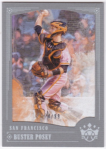 バスター・ポージー 2018 Panini Diamond Kings Baseball Gray Frame #79 74/99 Buster Posey