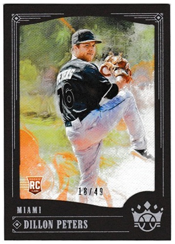 ディロン・ピーターズ 2018 Panini Diamond Kings Baseball Brown Frame #93 18/49 Dillon Peters