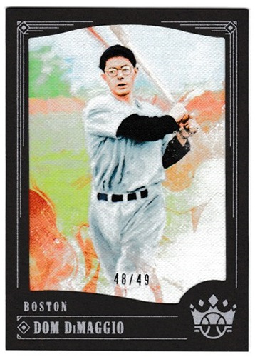 ドム・ディマジオ 2018 Panini Diamond Kings Baseball Brown Frame #39 48/49 Dom Dimaggio