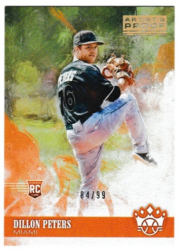 ディロン・ピーターズ 2018 Panini Diamond Kings Baseball Golde Artist Proof #93 84/99 Dillon Peters