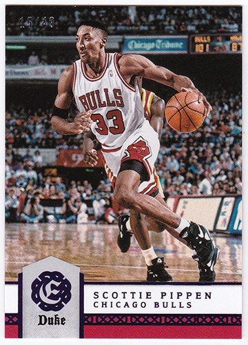 スコッティ・ピッペン NBA 2016-17 Panini Excalibur Duke #186 15/49 Scottie Pippen
