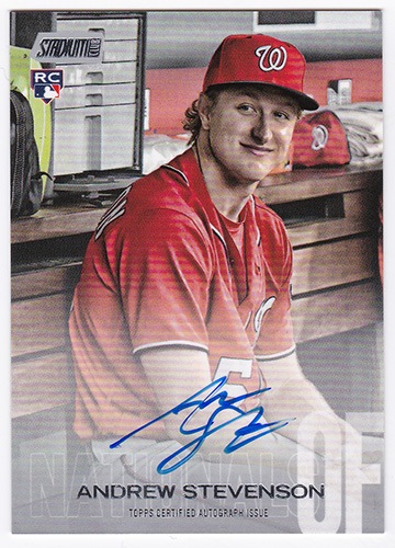 アンドリュー・スティーブンソン MLB 2018 Topps Stadium Club Autographs SCAAST Andrew