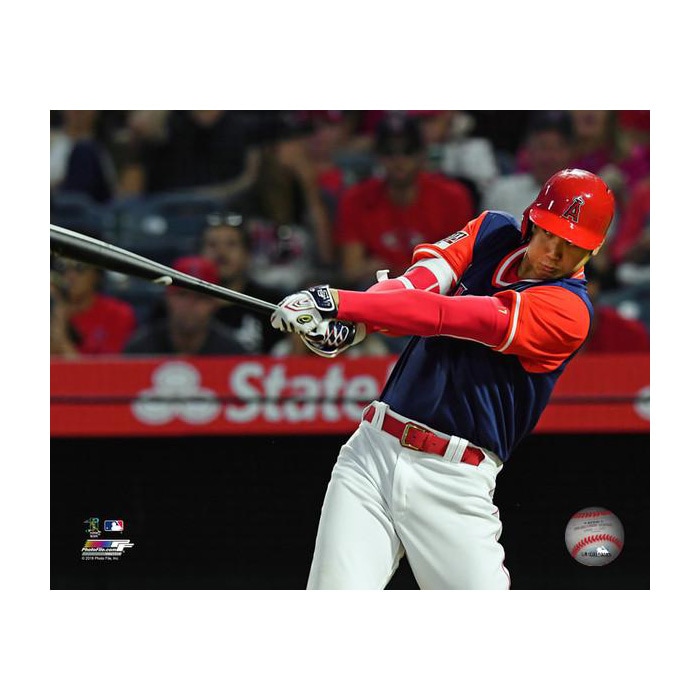 大谷翔平 2ランホームラン ロサンゼルス・エンゼルス フォトファイル