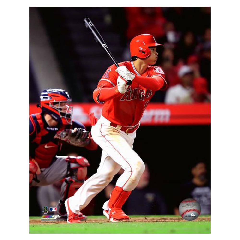 大谷翔平 2018 アクション 8x10 フォト ロサンゼルス・エンゼルス 2/26入荷 フォトファイル