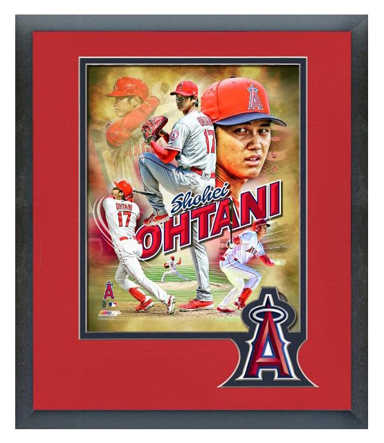 大谷翔平 ポートレイト 額装 ロサンゼルス・エンゼルス 2/26入荷 フォトファイル