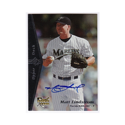 マット・リンドストロム MLB 2007 UD SP Rookie Edition 1995 SP Rookies Design Auto