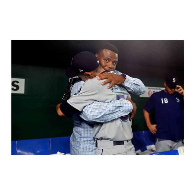 イチロー ファイナルゲーム with ケン・グリフィー・ジュニア 8x10 フォト シアトル・マリナーズ 5/25入荷！ フォトファイル