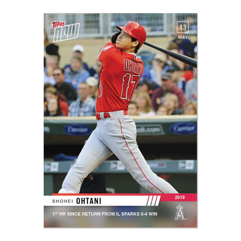 大谷翔平 #223 復帰後初ホームラン記念 カード 1st HR Since Return From IL Sparks 5-4 Win - Shohei Ohtani MLB Topps Now Card