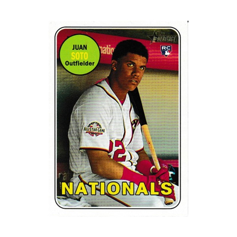 フアン・ソト MLBカード 2018 Topps Heritage High Number Rookie Card No.502 / Juan Soto