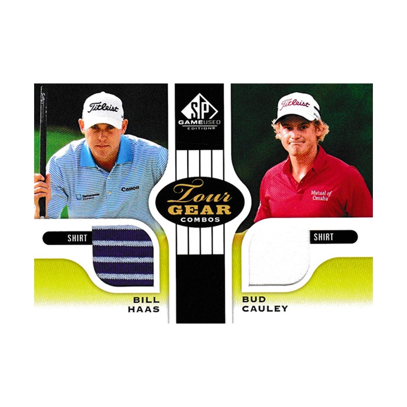 ビル・ハース/バド・コーリー 2012 SP Game Used Golf Tour Gear Combos Bill Haas/Bud Cauley