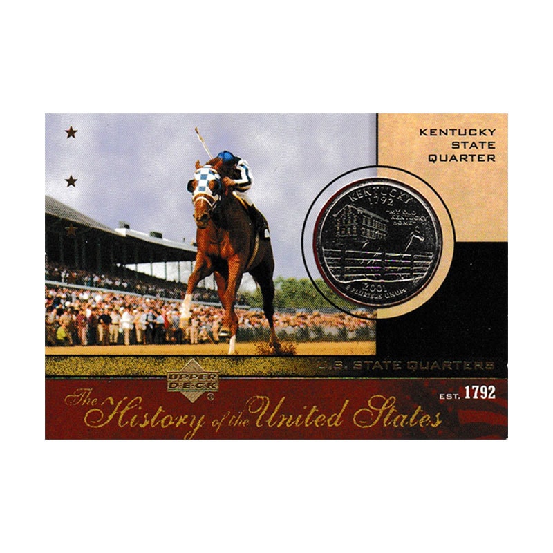 ケンタッキー 2004 UD The History of the United States Coin Card Kentucky State Quarter