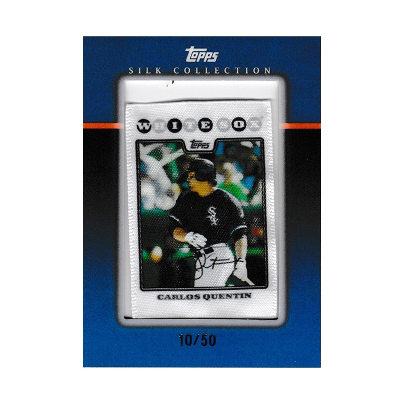 カルロス・クエンティン 2008 Topps Silk Collection 10/50 Carlos Quentin