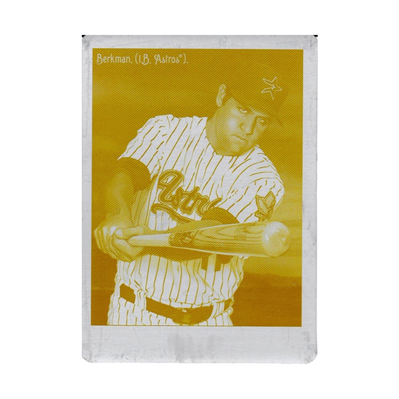 ランス・バークマン 2009 UD Goodwin Champions Yellow Printing Plates 1/1 Lance Berkman