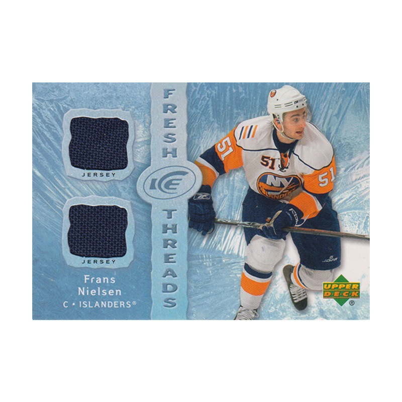 フランス・ニールセン 2007-08 UD Ice Fresh Threads Dual Jersey / Frans Nielsen