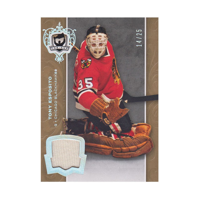 トニー・エスポジト 2007-08 UD The Cup Authentic Game-Used Jersey 14/25 Tony Esposito