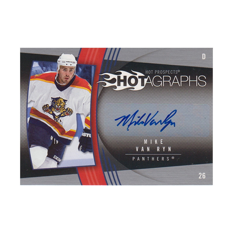 マイク・ヴァンライン 2007-08 Fleer Hot Prospects Hotagraphs / Mike Van Ryn