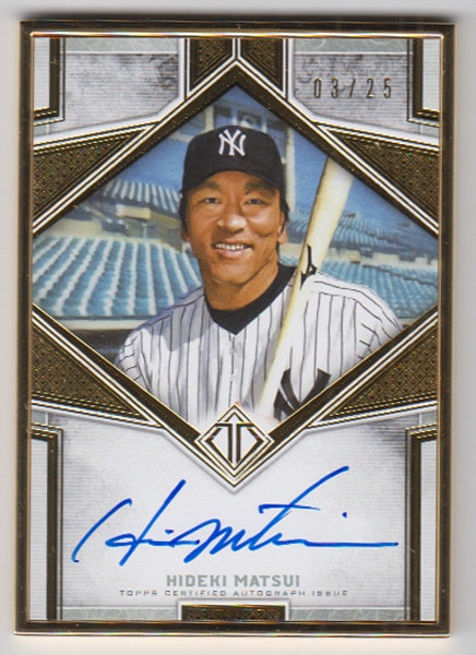 Topps Transcendent 2019 イチローサイン25シリ