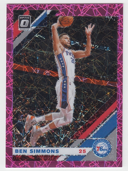 ベン・シモンズ NBA 2019-20 Panini Donruss Optic Pink Velocity