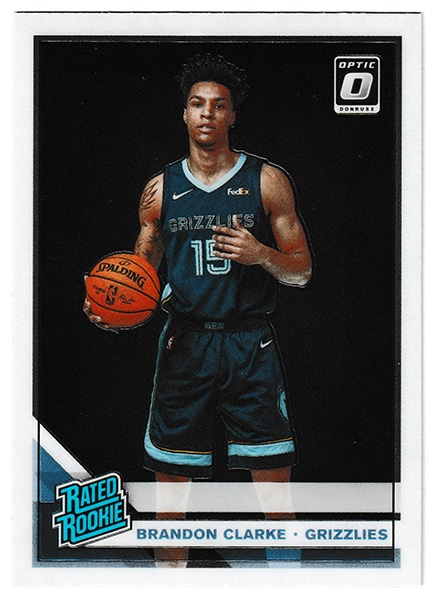 ブランドン・クラーク NBA 2019-20 Panini Donruss Optic Rated Rookie