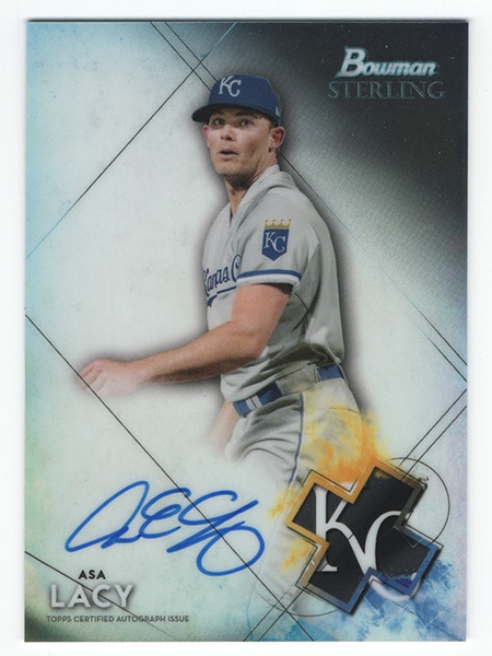 Asa Lacy MLB 2021 Bowman Sterling Autographs