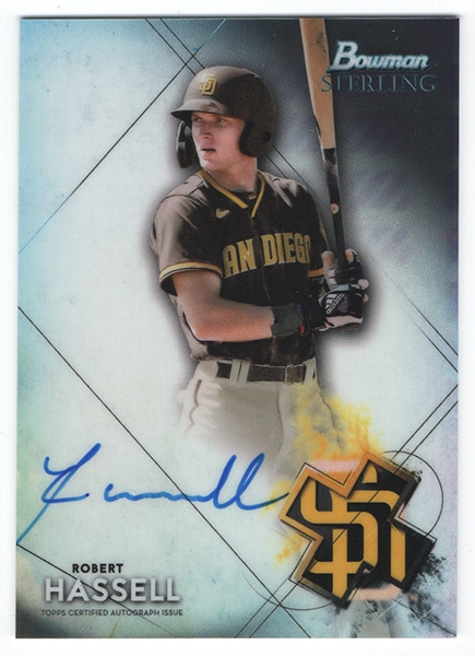 Robert Hassell MLB 2021 Bowman Sterling Autographs