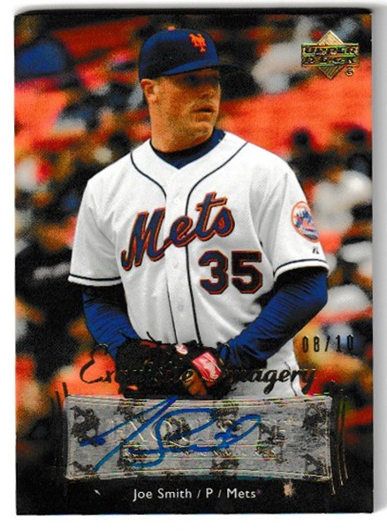 Joe Smith 2007 UD Exquisite Collection Rookie Signatures Imagery Autographs Gold 10枚限定！（08/10） / ジョー・スミス