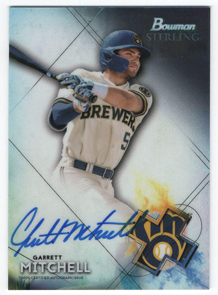 Garrett Mitchell MLB 2021 Bowman Sterling Autographs