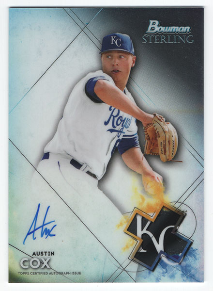 Austin Cox MLB 2021 Bowman Sterling Autographs