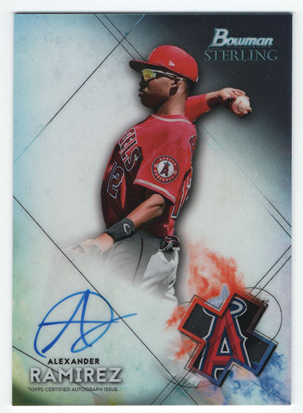Alexander Ramirez MLB 2021 Bowman Sterling Autographs