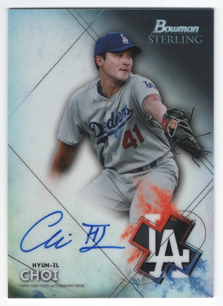 Hyun-il Choi MLB 2021 Bowman Sterling Autographs