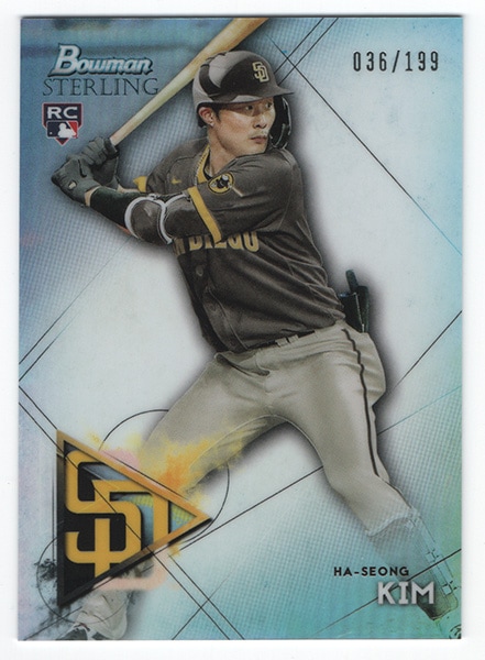 Kim Ha-Seong MLB 2021 Bowman Sterling  Refractor 036/199