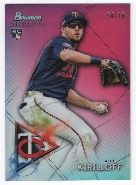 Alex Kirilloff MLB 2021 Bowman Sterling Magenta 54/75