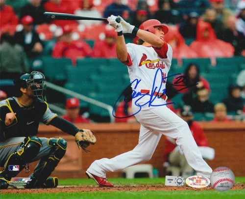 コルビー・ラスマス 直筆サイン 8x10フォト Swing / Colby Rasmus