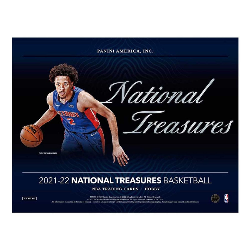 NBA 2021-22 Panini National Treasures Basketball 4-Box case