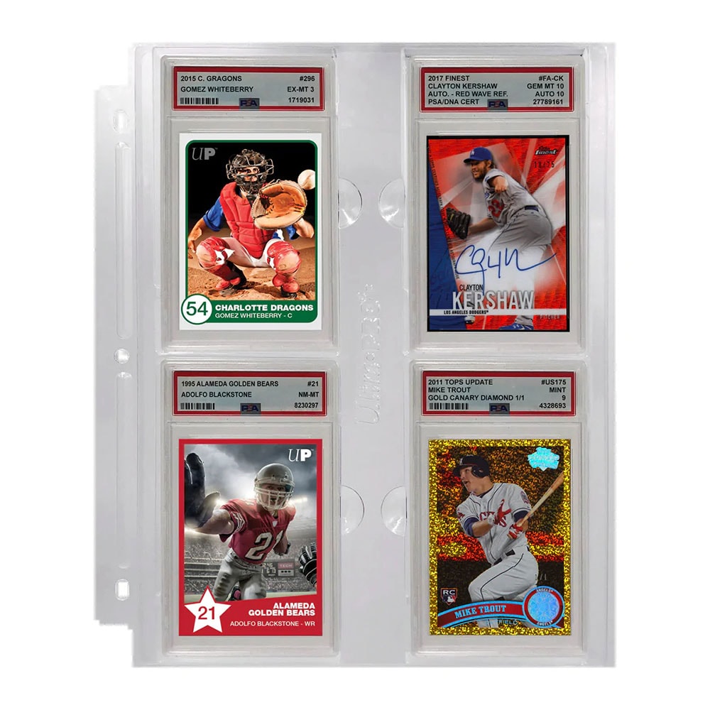 ウルトラプロ (Ultra Pro) グレーデッドカード・スラブ用 4ポケット