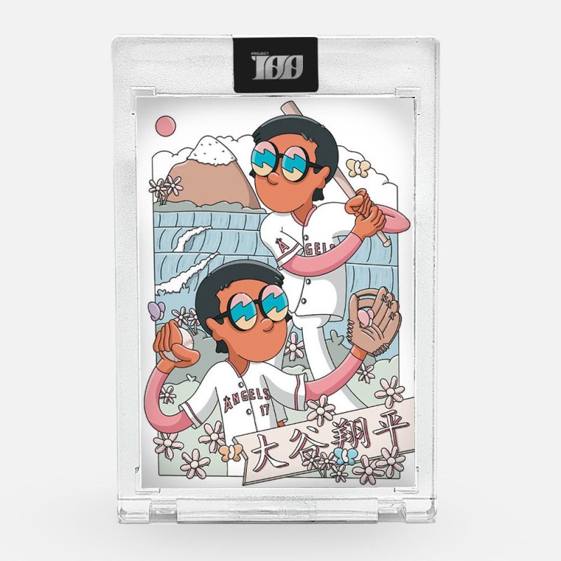 大谷翔平 #51 Topps Project100 Card Shohei Ohtani by Ben Ross 2/2入荷