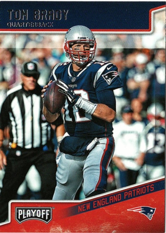 トム・ブレイディ NFLカード Tom Brady 2018 Playoff Football